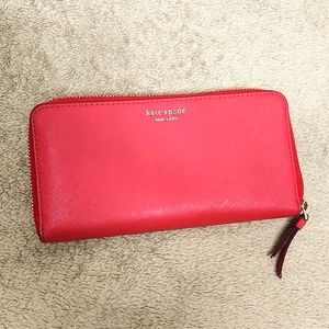 Kate spade wallet in red color